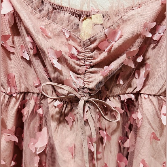Pink Frill Dress - Picture 2 of 5
